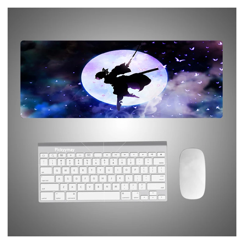 

XL Anime Demon Slayer Mousepad HD Printing Computer Gamers Locking Lock Edge Mouse Pad XXL90x40cm Keyboard PC Desk Pad Csgo Pad