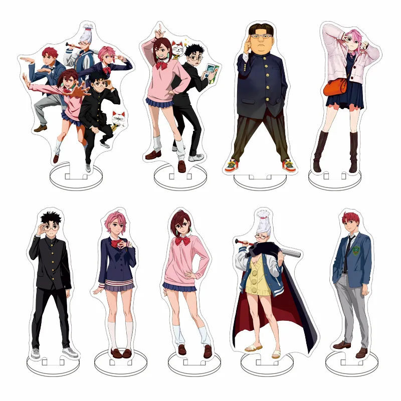 Anime DANDADAN S.h.figuarts Dandadan Ayase Momo Takakura Ken Action Acrylic Stand Model 15CM Gifts for Fans