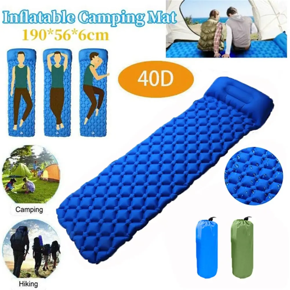 

Hiking TPU Waterproof Lightweight Camping Sleeping Pad Cushion Outdoor Air Mattress Inflatable Mat
