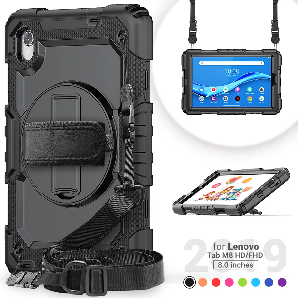 

Чехол для планшета Lenovo Tab M8, с ремешком на руку и подставкой
