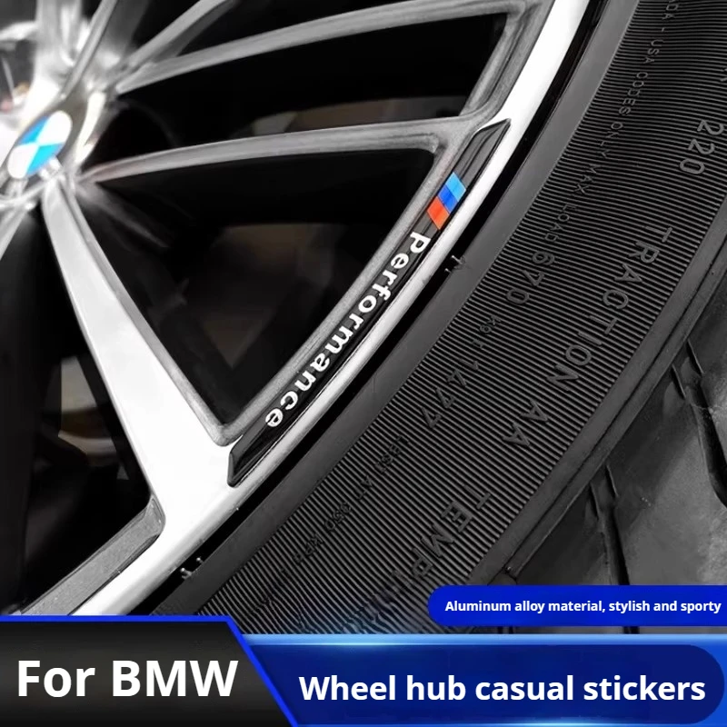 Фото Новые виниловые наклейки на тормозные суппорты (4 шт.) для BMW M Power X1 X3 X4 X5 X6 E30 E38 E39 E46 E60 E61 E90 E70 E83 X5 F45 G60 (2026 год) №2