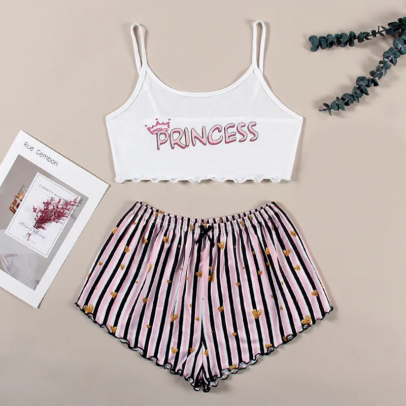 Summer Women's Sleepwear Cute Cartoon 