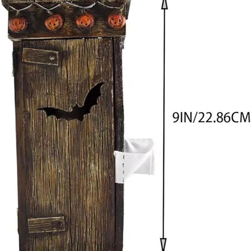 Открытая дверь для Хэллоуина домашнее украшение подарок уличный туалет мамина