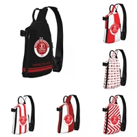 hapoel tel aviv fc mens fashion multifunctional waterproof shoulder bag travel outdoor sports casual messenger bag chest bag