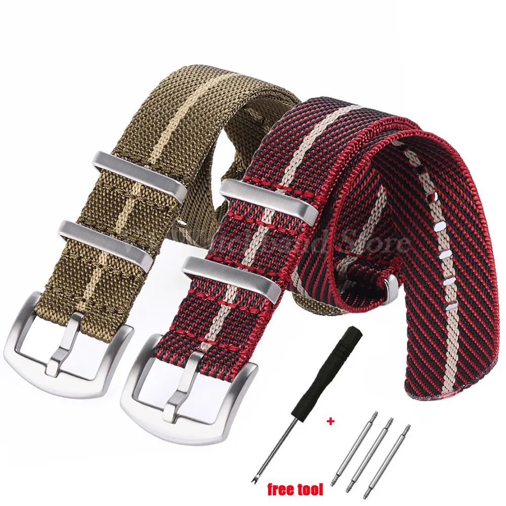 

Watch Strap 20mm 22mm Omega 007 Hippocampus 300 High Quality Nylon Bracelets for Tudor Band Sport Bracelet for Seiko Watchband