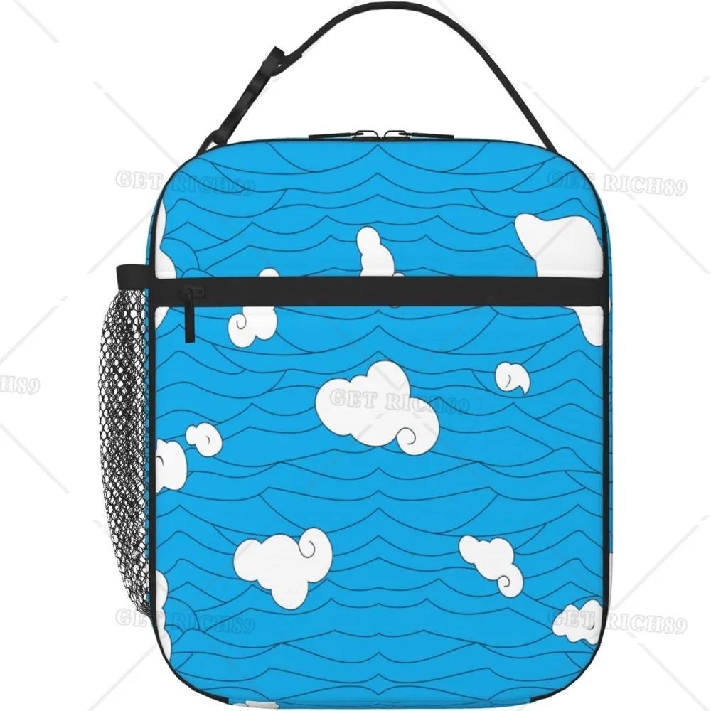 

Многоразовые Изолированные сумки для обеда с защитой от дождя и солнца, для мужчин и женщин, герметичный большой Ланч-бокс, Ланч-бокс, сумка для закусок с карманом