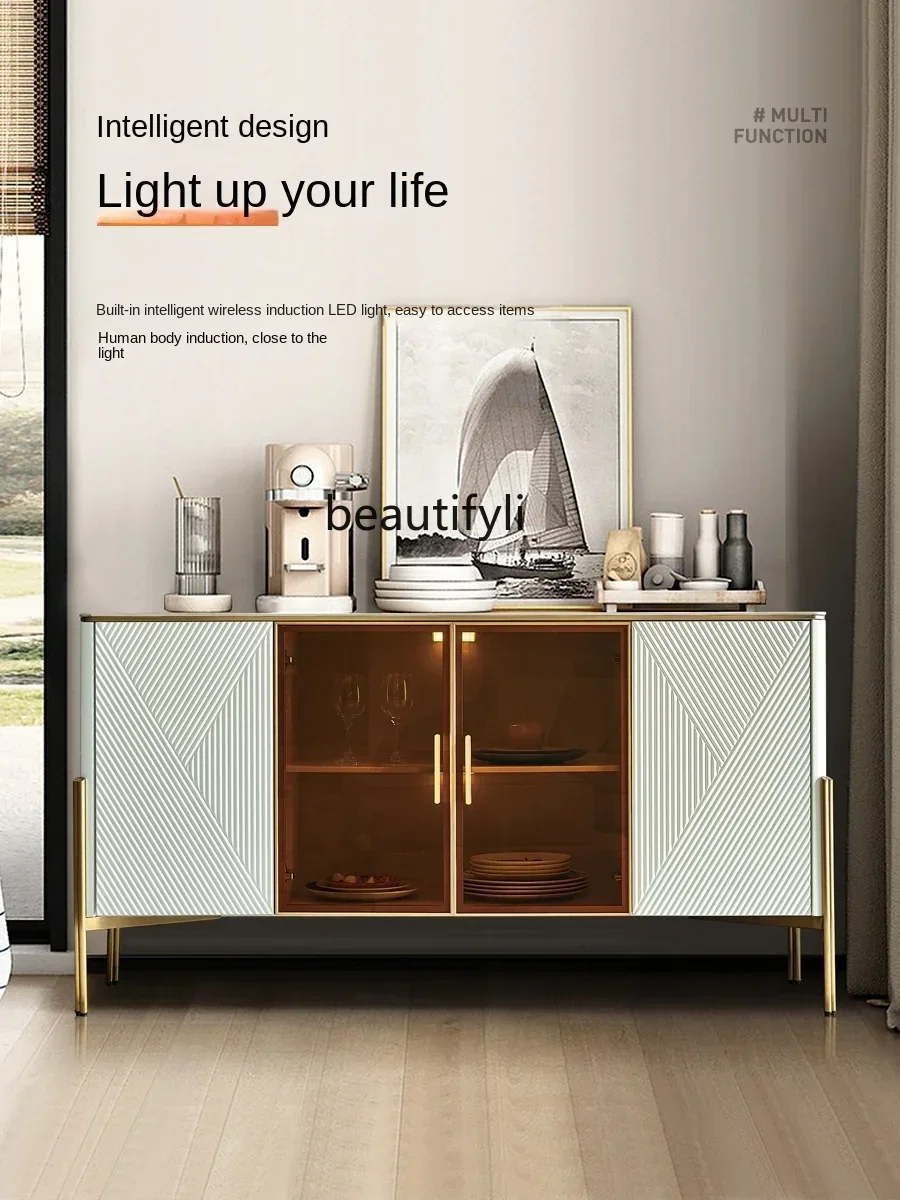 C Light Роскошная каменная тарелка для еды Современный минималистичный шкафчик