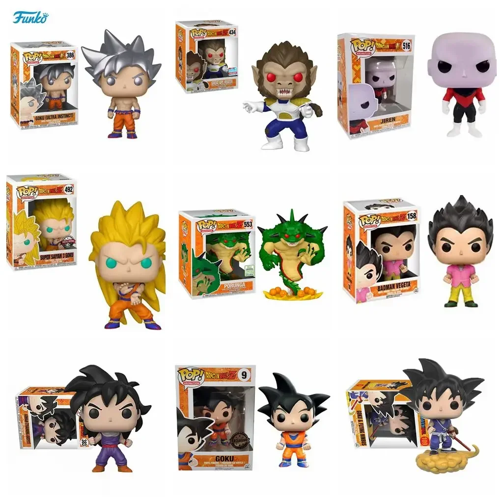 Funko Dragons Ball Dead Yamcha PORUNGA SUPER SAIYAN GOKU Golden FRIEZA GREAT VEGETA Виниловая фигурка Коллекционная