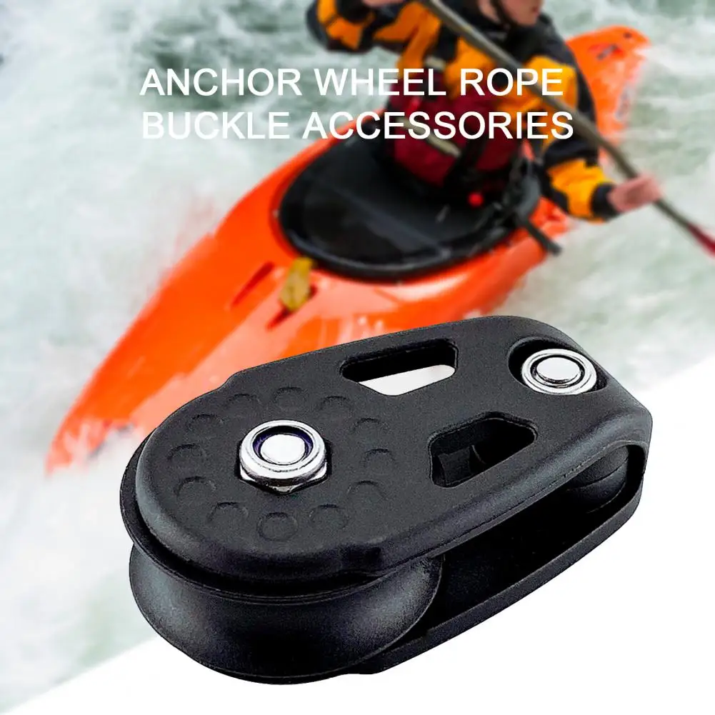 

Ultralight 1 Pair Sturdy Anti Rust Yacht Rope Pulley Compact Marine Pulley High-strength Boat Supplies