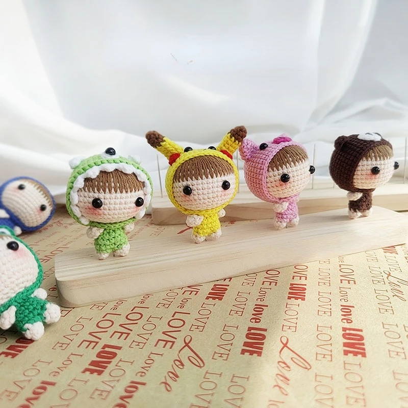 

Мини глиняная кукла стеллаж для дисплея малого размера Amigurumi деревянная стойка базовые аксессуары для рукоделия