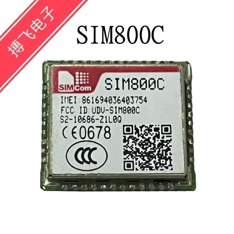 SIM800C 24M/32M Bluetooth-совместимый модуль TTS GSM GPRS четырехдиапазонный LCC с небольшой пропорцией, высокая производительность игры