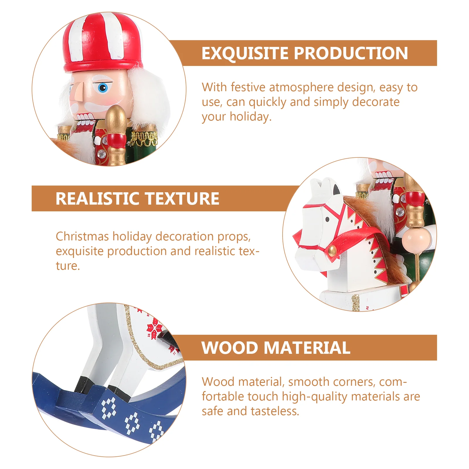 Украшения для дома Щелкунчик солдат хоббирь модель настольная детская сцена