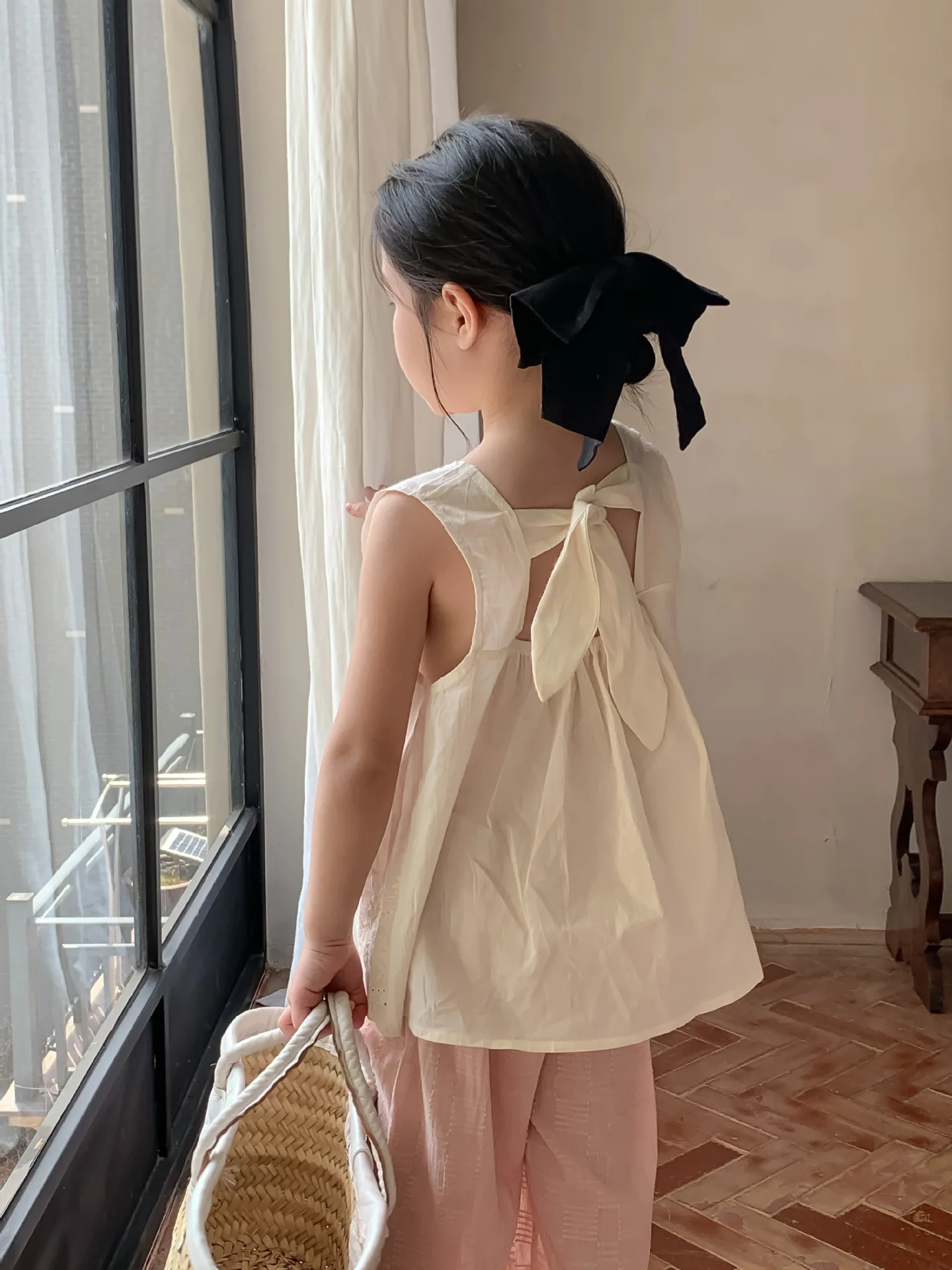 

Clothes for Girls 2023 Summer Girls 2Pcs Outfits Kids Sleeveless Floral Shirts Pants Suit for Girls Children Clothing