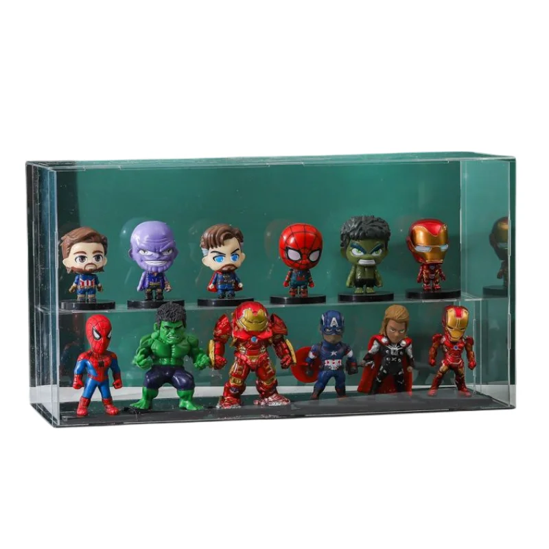 

Marvel Anime Avengers Alliance 4 Spider-Man Toy Iron Man Captain America Hand-made Ornament Model Collection Doll Hulk Doll Gift