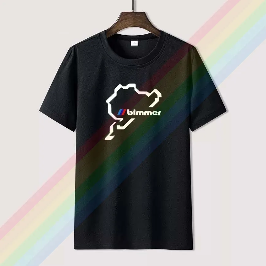 

Bimmer Nurburgring Racing Drift M3 Retro Casual T Shirt Men s Summer Black 100 Cotton