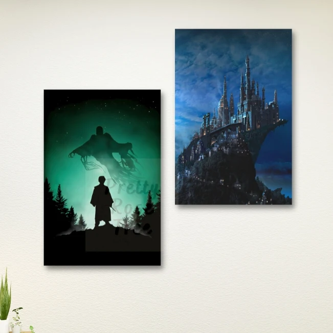 

5D Harry Magic School Diamond Painting DIY Mosaic Picture Hogwarts School Owl The Deathly Hallows Fantasy Movie Home Decoration