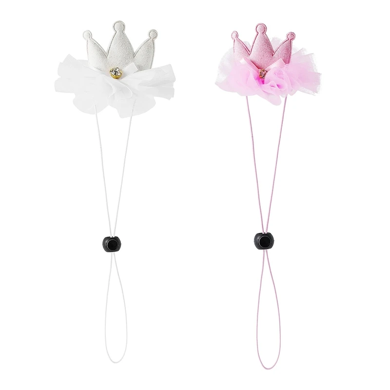 

Crown Dog Birthday Party Hat for Girls Kitten Cute Grooming Accessories