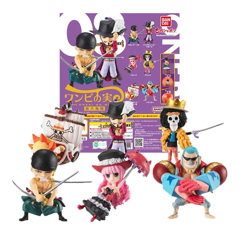 

Bandai Original One Piece Candy Toy Gachapon Anime Figure Onepi No Mi 8 Mihawk Zoro Ornaments Anime Action Figure Toys For Boys