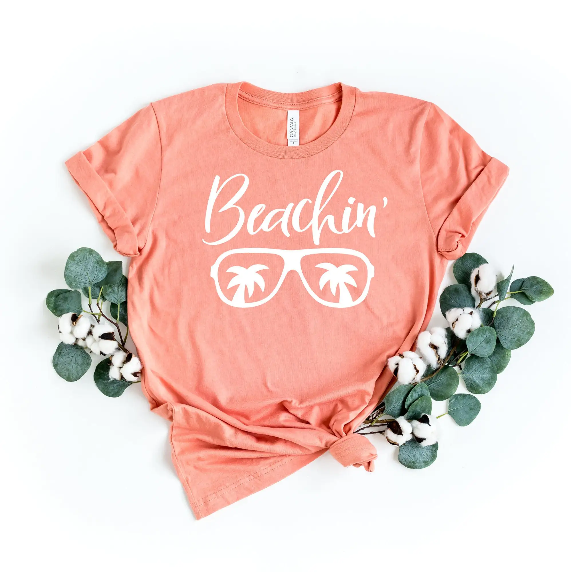 Летняя футболка Beachin' Aloha Beach Vacation Traveler Family Hello Travel Relax
