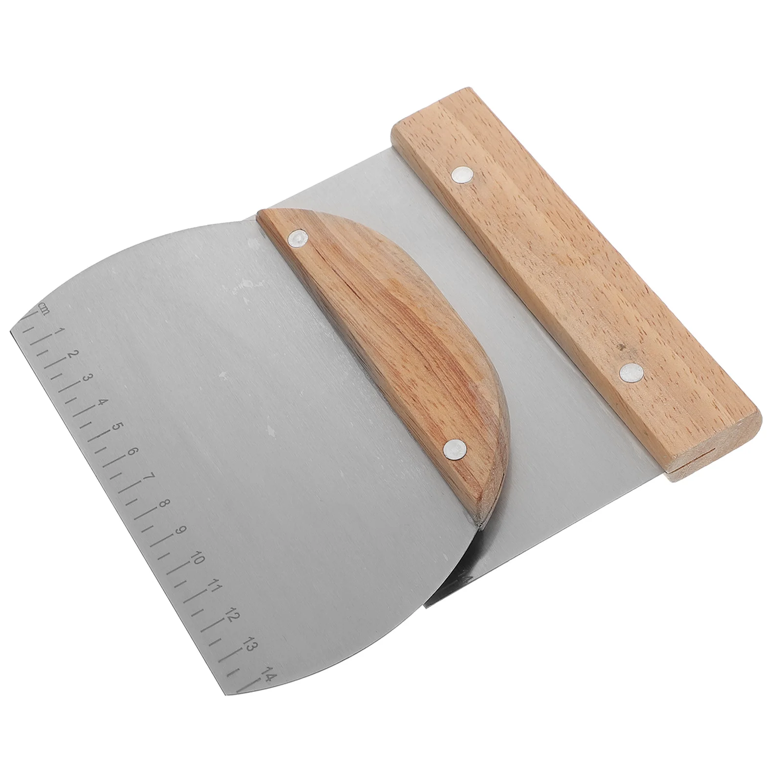 

2 Scrapers Stainless Steel Pizza Pizza Rocker Pizza Wheel Dough Butter