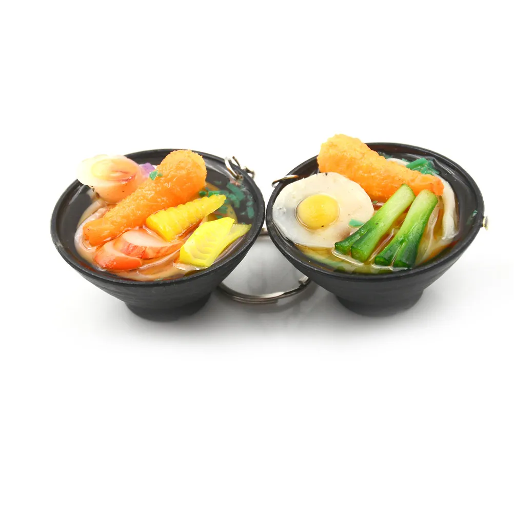 

1Pcs Cute Simulation Food Model Rice Noodle Bowl Large Japanese Sushi Noodles Pretend Play House Toys for Kids Children Random