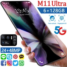 M11 ULTRA Global Version Smartphone Android 10.0 Mobile Phones 6GB 128GB Phone 6.1 Inch 4G 5G Dual Card Cell Phone Smart Phone