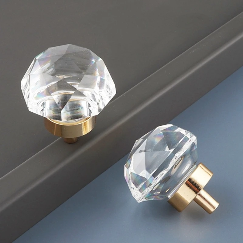 LCH длинная Хрустальная ручка высшего качества в современном стиле Роскошный 96 мм