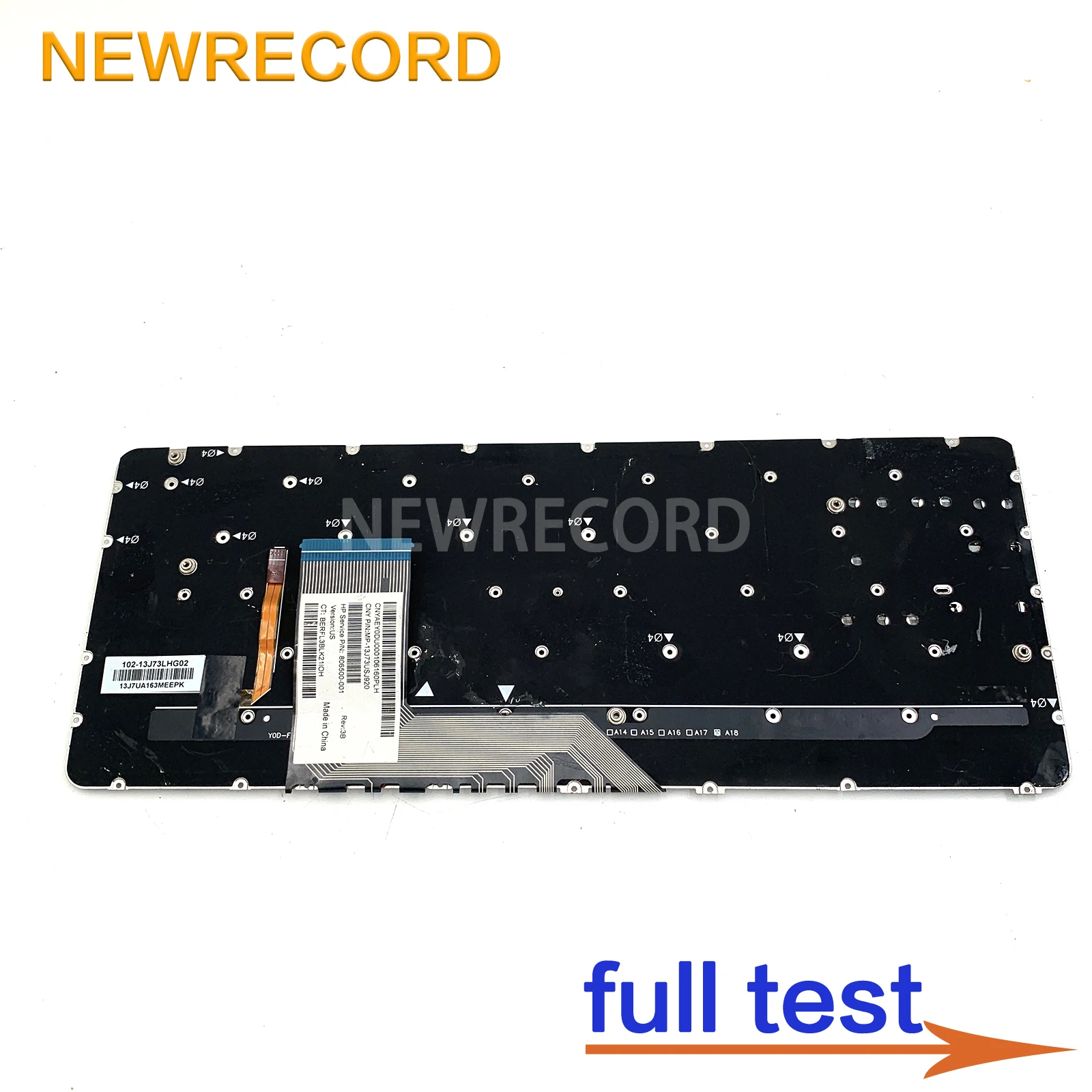 Клавиатура для ноутбука HP Spectre X360 G1 G2 13-4003DX 13-4000 13-4005 13-4002dx с подсветкой в США 806500 -001