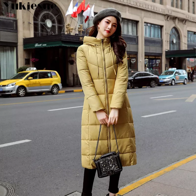 New2022 Autumn 2020 Winter Women Fashion cotton warm X-Loose jacket hoodie long Parkas warm Jackets Female winter Fashion coat L