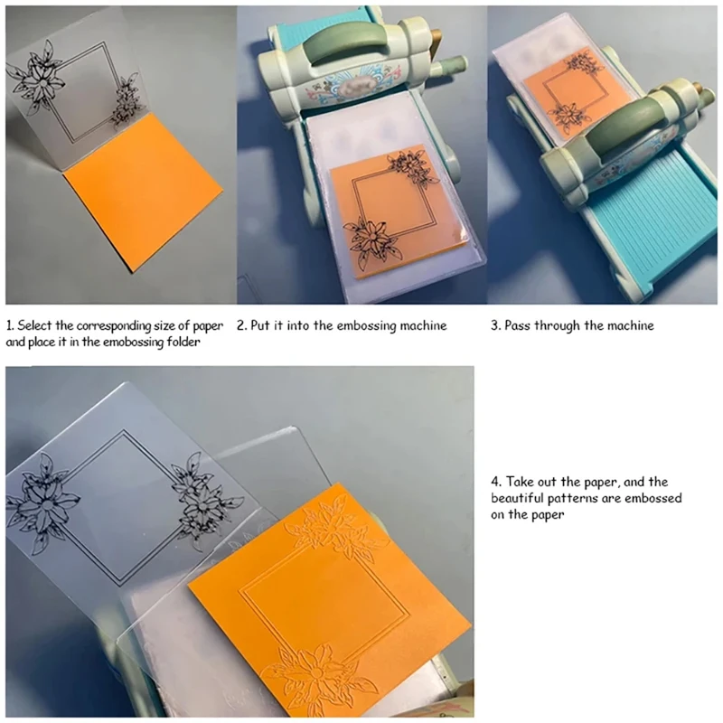 Папка для тиснения с рамкой в горошек трафарет пластиковых бумажных карт