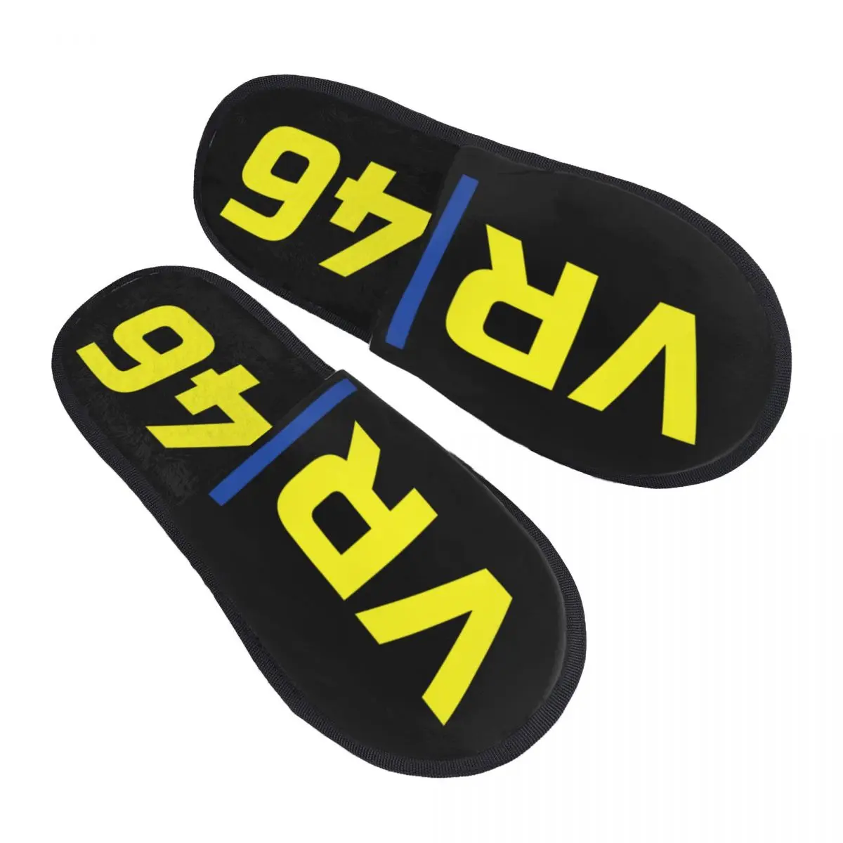 Женские домашние тапочки Rossis с индивидуальным принтом уютные теплые пушистые из