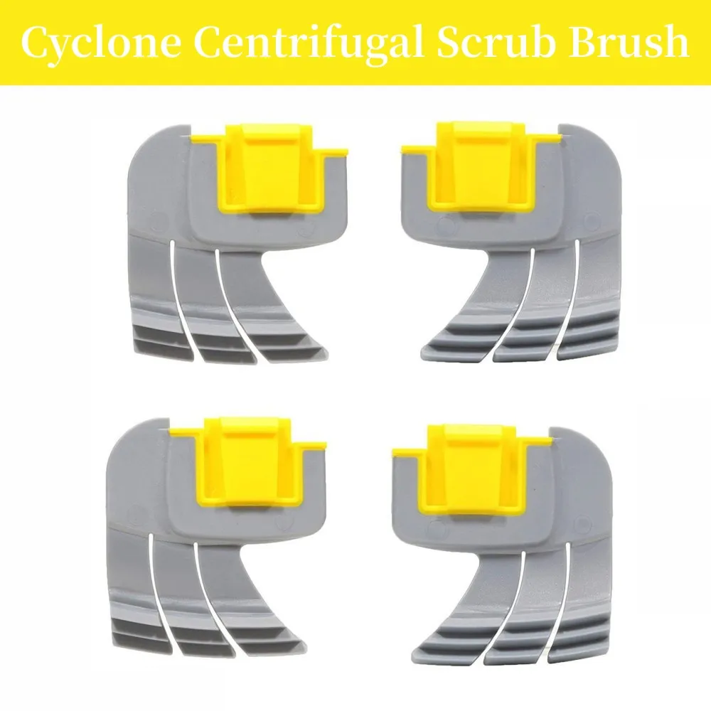 

4 Pcs Cyclone Centrifugal Scrub Cleaning Brush R0714400 for Zodiac Mx8 Mx6 Elite Pool Cleaner Replaceable Brushes
