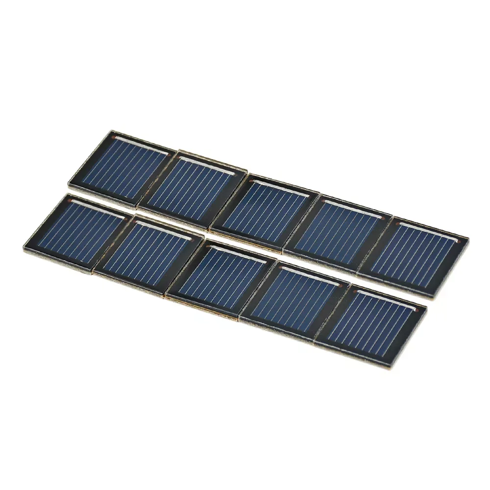 

SUNYIMA 20PCS 0.5V 60mA Polycrystalline Silicon Solar Panel DIY Battery Power Charge Module 23*20mm Mini Solar Cells for Toy