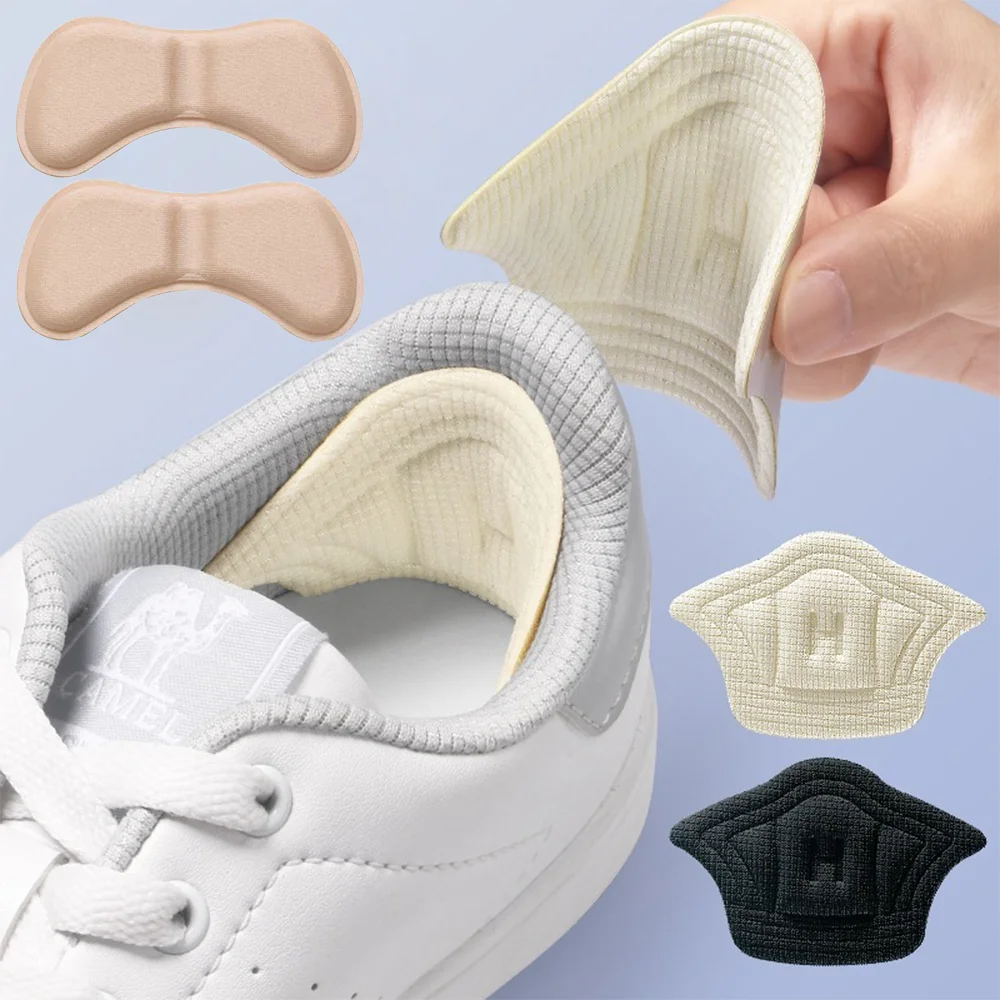 Купи 2pcs Insoles Patch Heel Pads for Sport Shoes Adjustable Size Antiwear Feet Pad Cushion Insert Insole Heel Protector Back Sticker за 188 рублей в магазине AliExpress