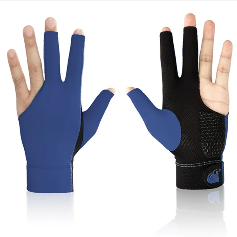

1Piece Billiard Glove 3 Fingers Cue Sports Glove Men Women Billiard Shooters Right Left Interchangeable Snooker Gloves