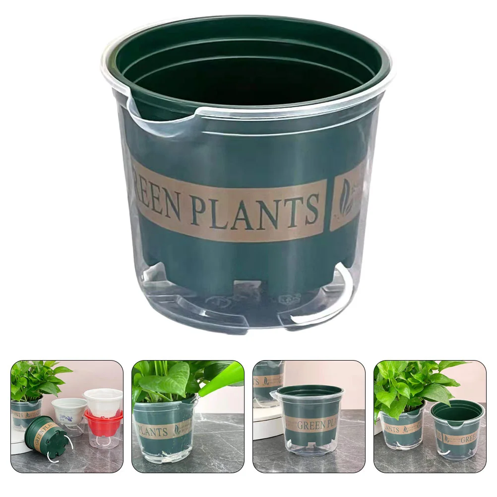 

Pots Watering Self Flower Planter Pot Indoor Planters Outdoor Succulent Garden Ceramics Container Planting Bonsai Graden