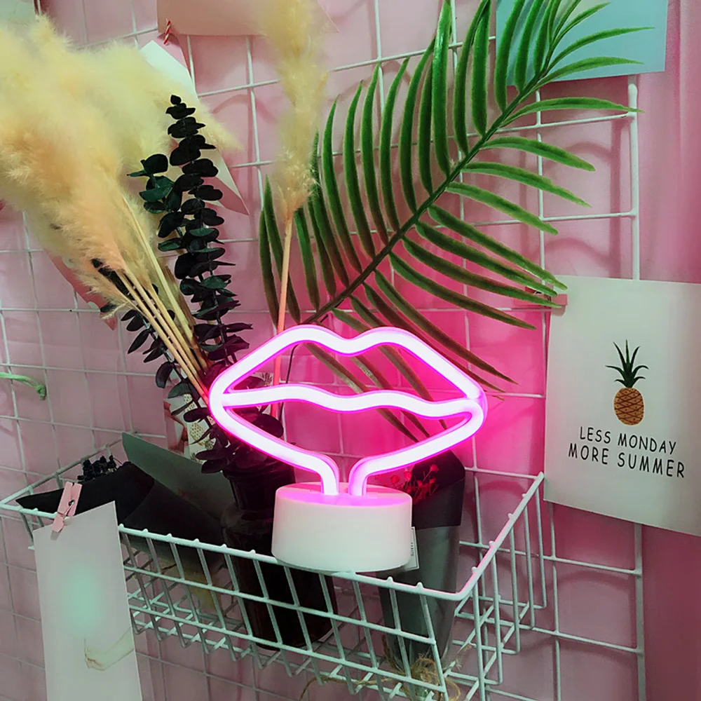 

LED Neon Night Light Sign Wall Art Sign Night Lamp Xmas Birthday Gift Wedding Hanging Neon Lamp Home Decor Party Wall Lamp