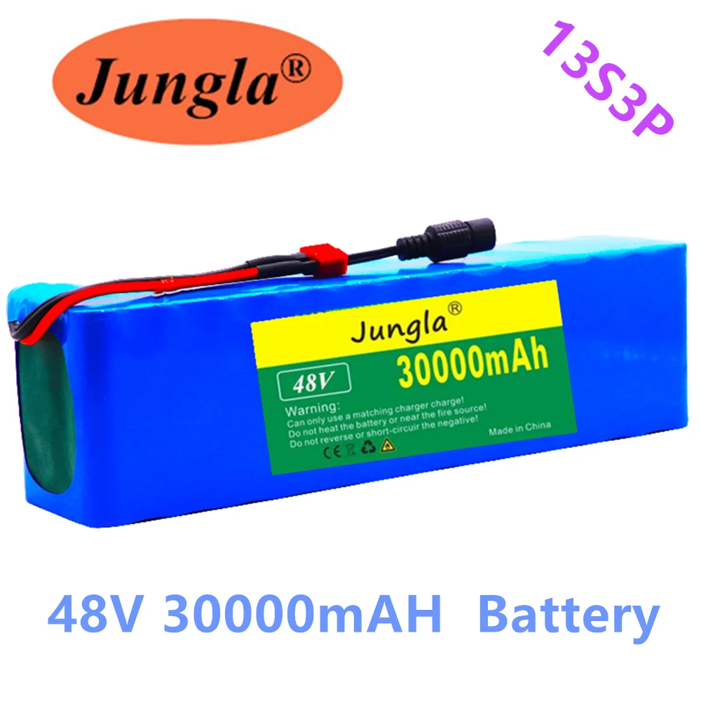 

2022 100% 13S3P 48V30Ah 1000 Вт 18650 комплект аккумуляторных батарей MH1 54,6 в для электровелосипеда
