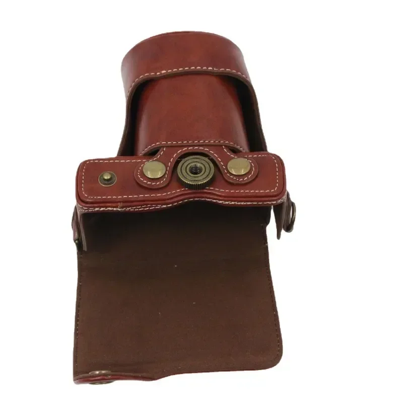 Сумка на плечо из искусственной кожи в стиле ретро для камеры Canon EOS M200 M100 M10 с