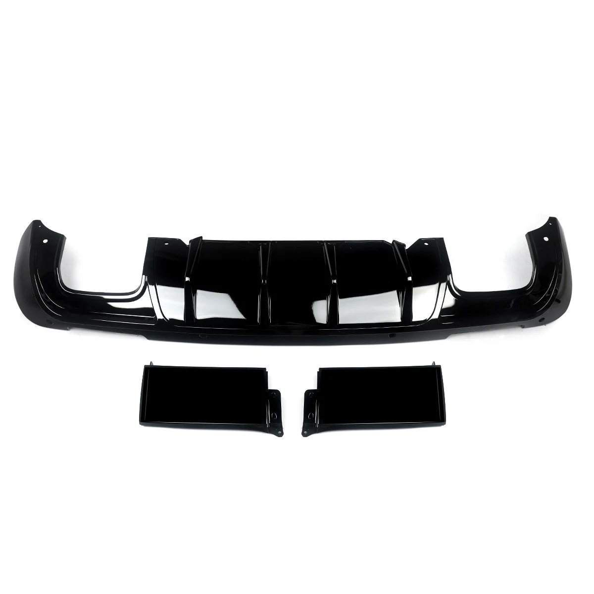 Для Dodge Challenger SRT Hellcat 2015-2022 задний диффузор бампер губы акульи плавники