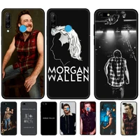 black tpu case for huawei honor 50 lite pro 20 10 10i 20s 30s 30 7a 7s 7c cover morgan wallen
