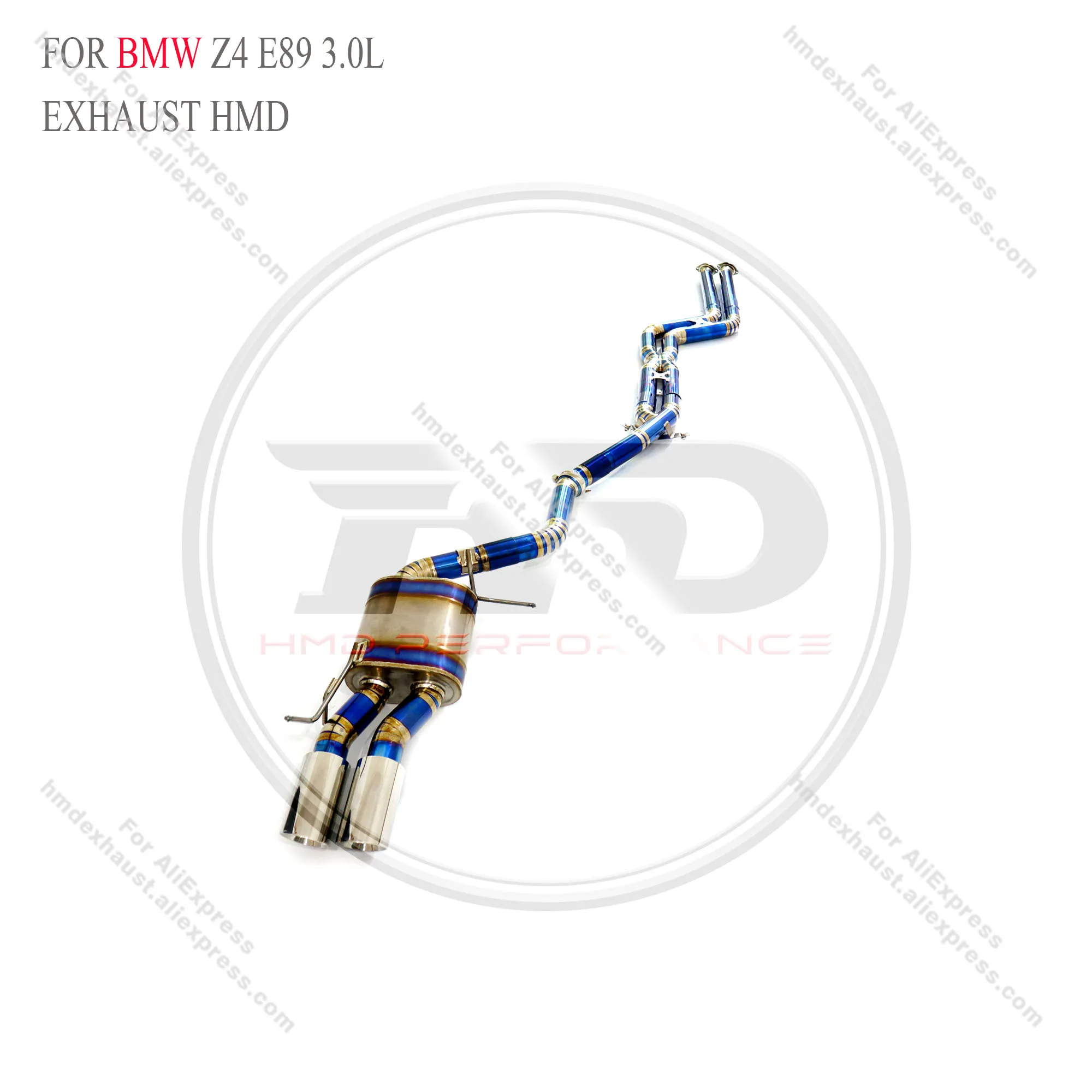 HMD выполненная на заказ выхлопная система из титанового сплава Catback для BMW Z4 E89 3 0 л