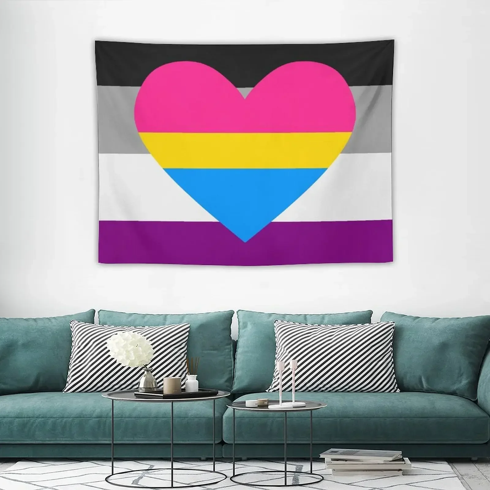 Ас и панромантический гобелен украшение комнаты корейский стиль уличное