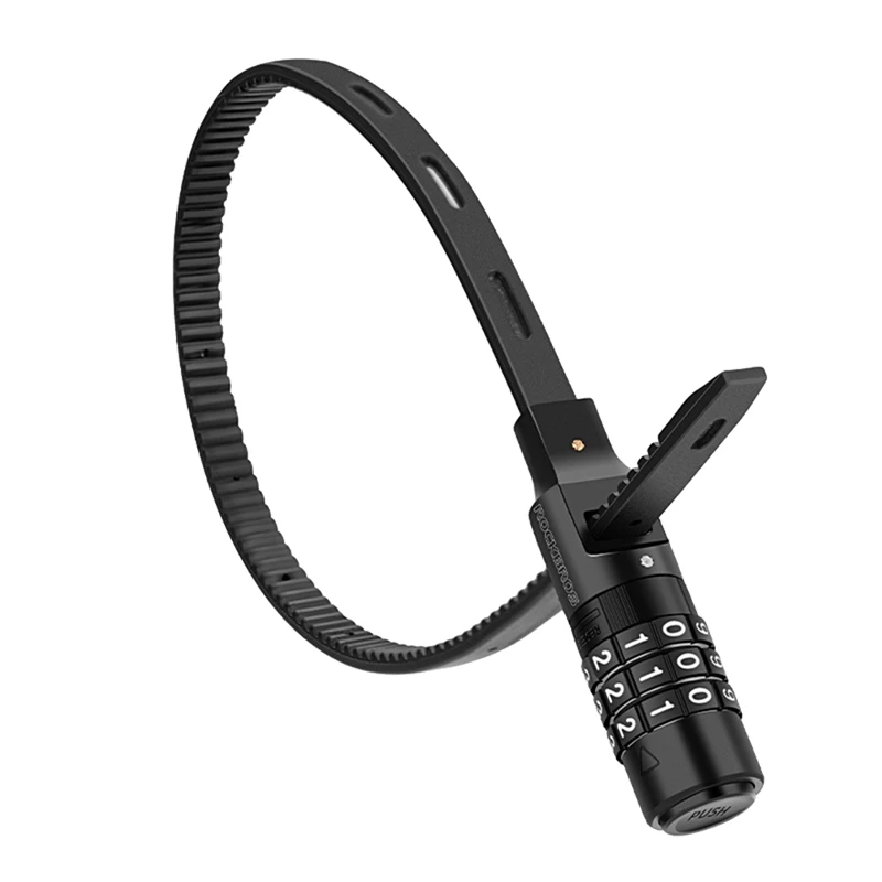 

ROCKBROS Bicycle Lock 3 Digit Password Lock Anti-Theft Portable Security Steel Chain Cycling Motorcycle Lock Bike Accessories