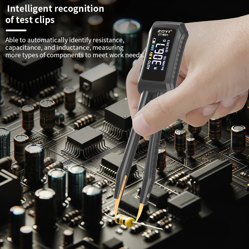 ZOYI ZT-MD1 Мини-цифровой пинцет LCR SMD ESR тестер сопротивления емкости индуктивности