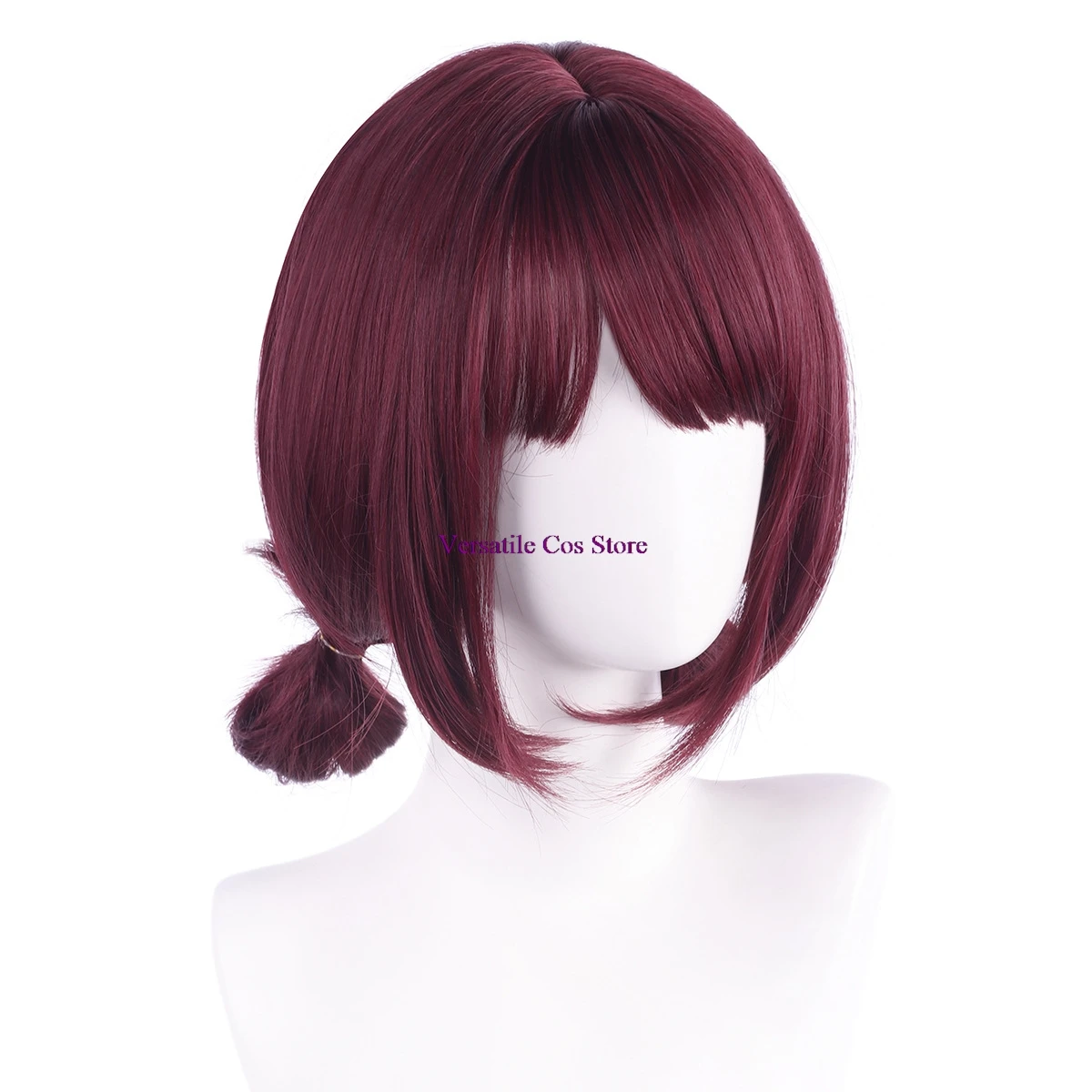 Исири Нина Косплей Парик Волокно Синтетический Виноград Фуксия Короткий + Кепка