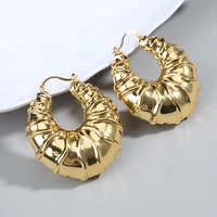 hoop earrings for women irregular big drop earrings 2022 trend copper fashion jewelry set for wedding party daily wear gift