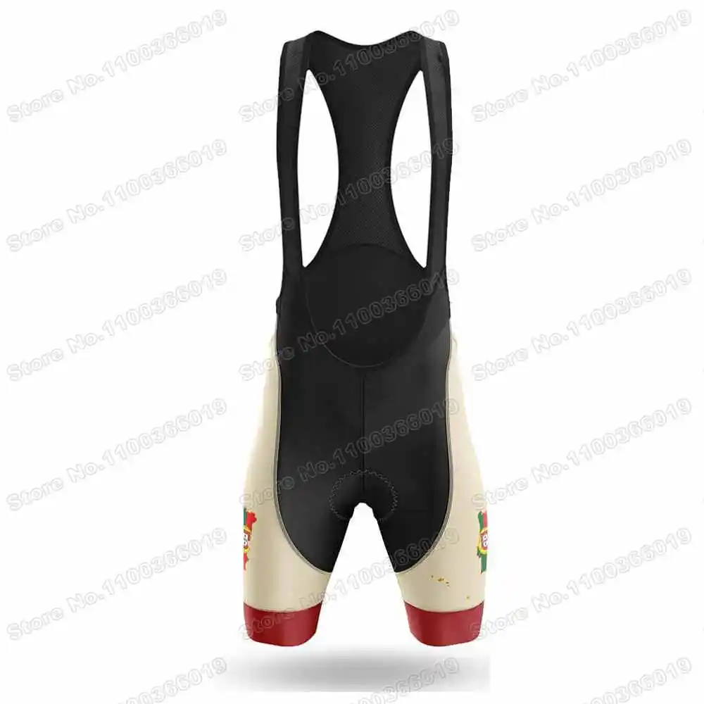 Винтажный комплект из футболки и шортов для езды в Португалии 2022 |