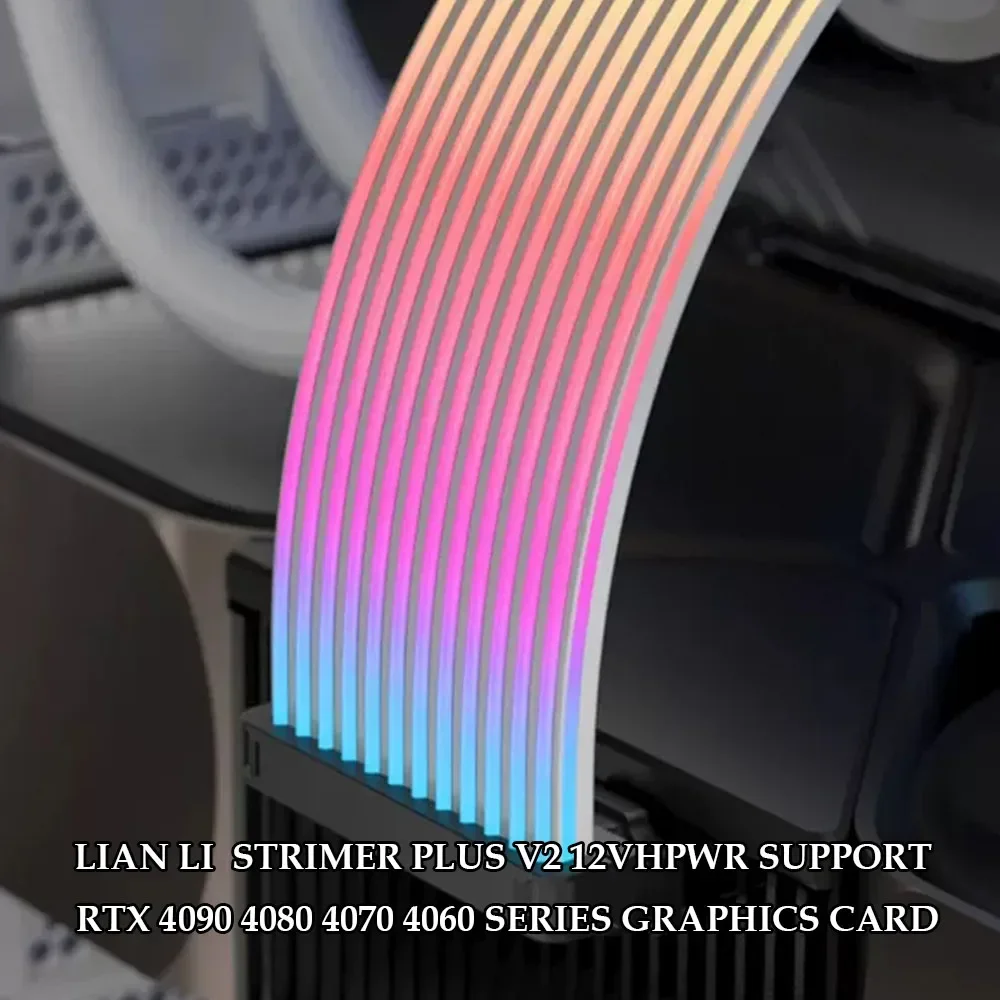 Lian li strimer plus v2 argb. Кабель для видеокарты lian li strimer plus v2 argb 12vhpwr.