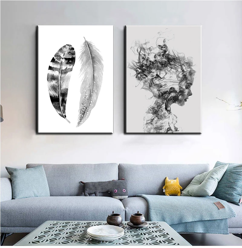 Абстрактное настенное искусство на холсте скандинавские постеры Скандинавская